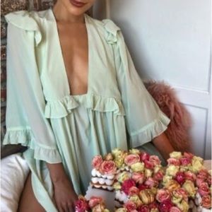 Stone cold fox mint mini dress